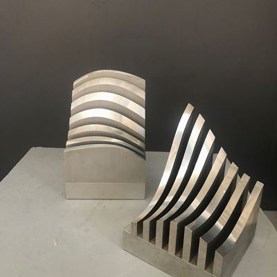 Jiro Sugawara Scultura Modulare in Alluminio