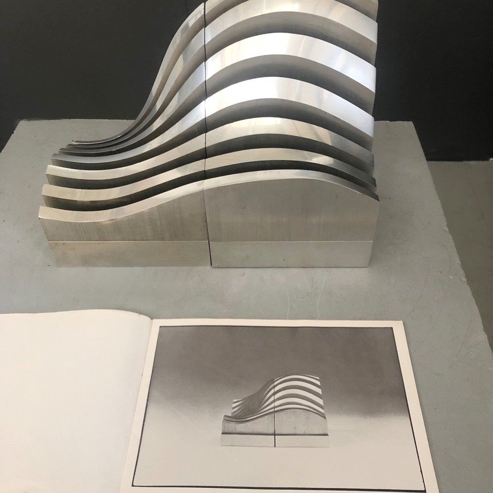 Jiro Sugawara Scultura Modulare in Alluminio