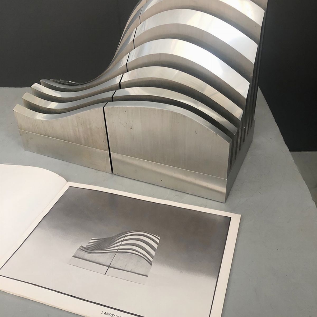 Jiro Sugawara Scultura Modulare in Alluminio