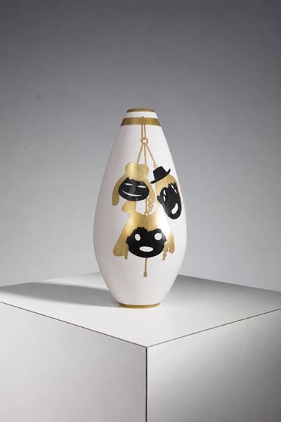 Vaso con Oro Puro, Etichetta Originale