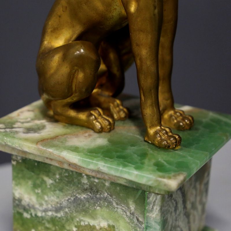 Coppia di Sfinge Impero, Bronzo e Alabastro, Napoleone III