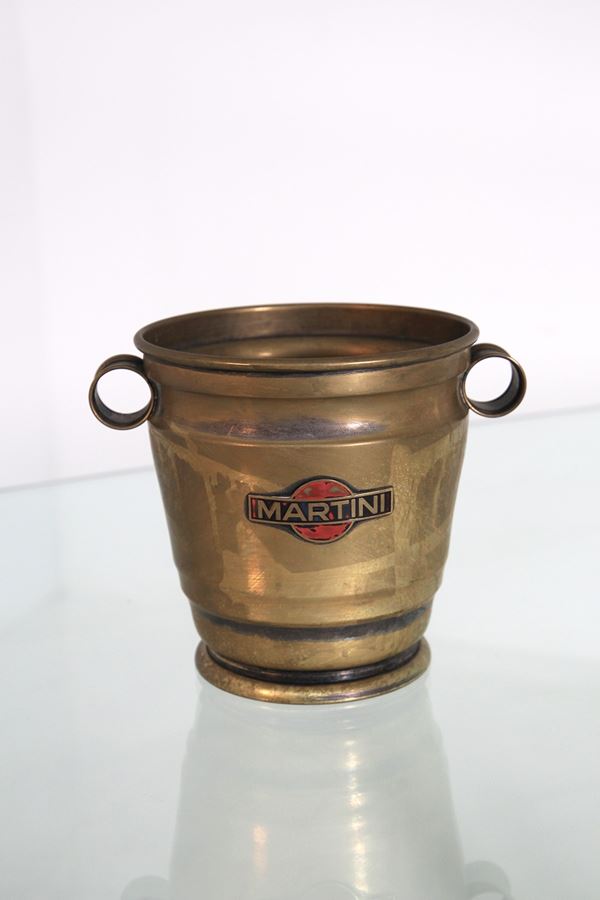 Martini Ice Bucket, Original Logo