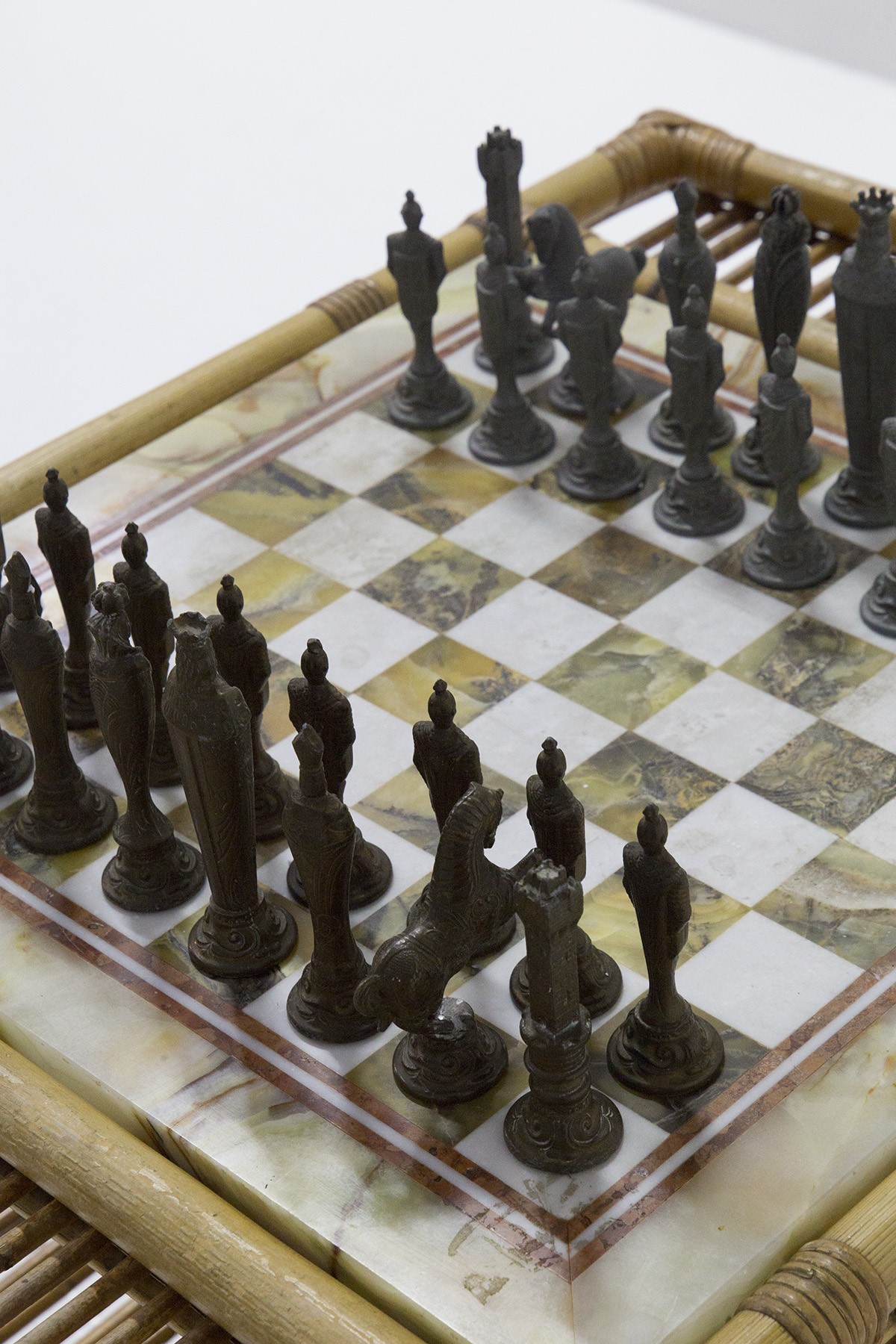 Tavolino Italiano da Gioco Scacchi