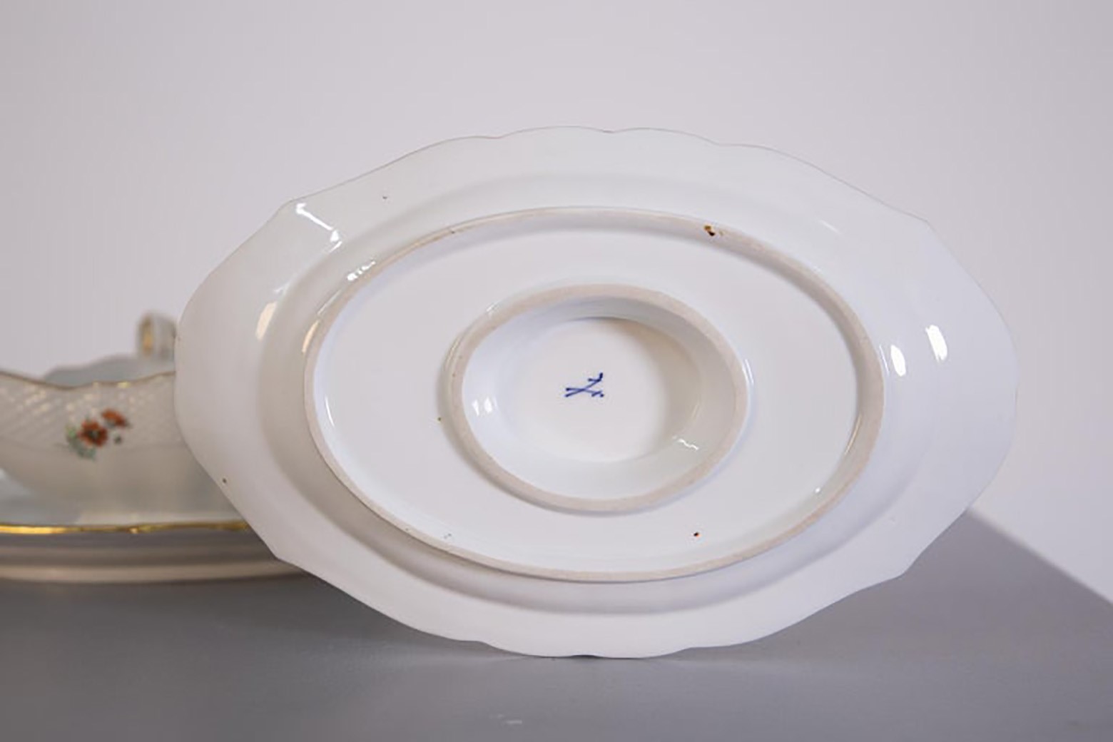 Coppia di Piatti Legumi Meissen del Periodo Marcolini