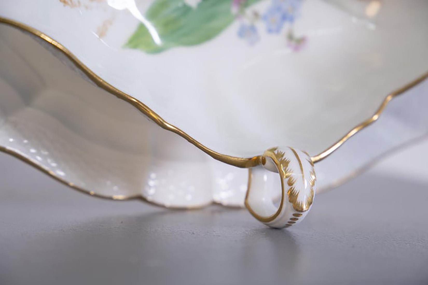 Coppia di Piatti Legumi Meissen del Periodo Marcolini