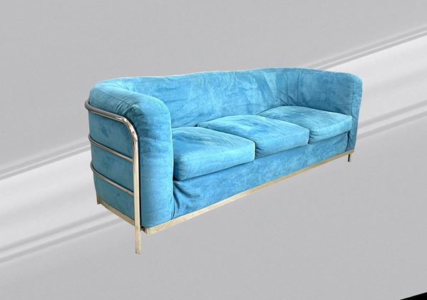 Jonathan De Pas,Paolo Lomazzi,Donato D'Urbino - Three-seater Onda sofa by Zanotta