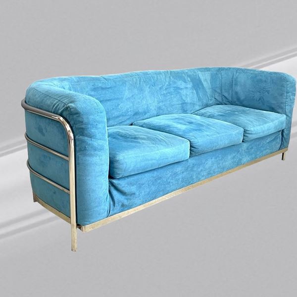 Jonathan De Pas,Paolo Lomazzi,Donato D'Urbino - Three-seater Onda sofa by Zanotta