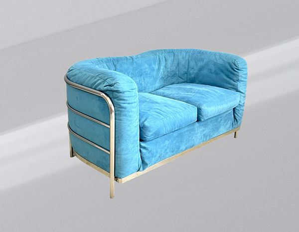 Jonathan De Pas,Paolo Lomazzi,Donato D'Urbino - Two-seater Onda sofa by Zanotta