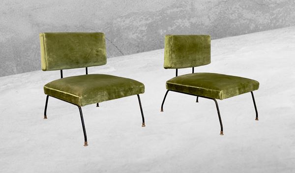 Augusto Bozzi - Pair Armchairs by Augusto Bozzi