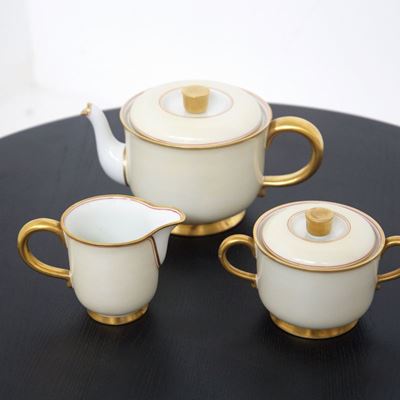 Set da Tè in Ceramica Attr. Gio Ponti per Richard Ginori