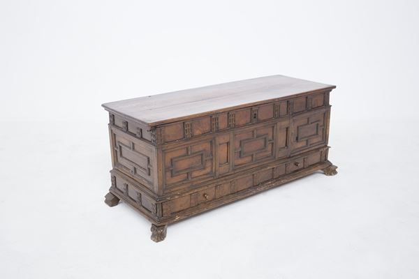 Antique Italian Tuscan Walnut Dresser