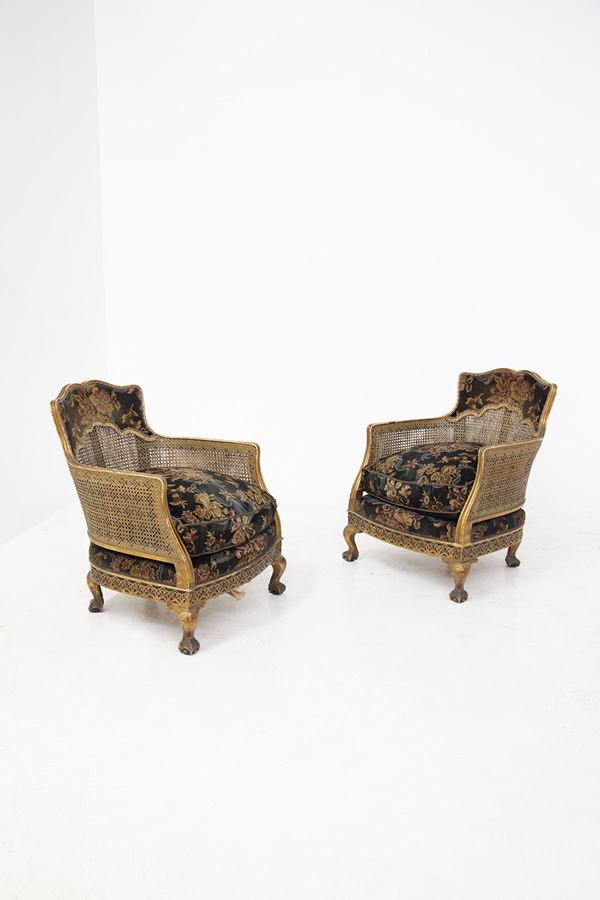 Manifattura francese - Armchairs in Chinese Style