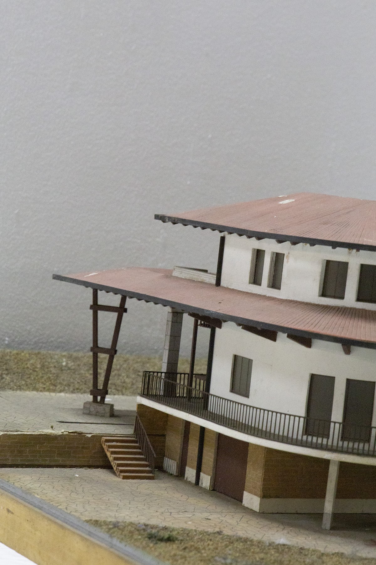 Modellino di Casa Americana degli Anni 50