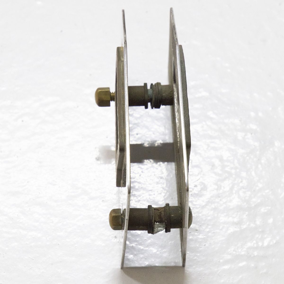 Set di 3 Maniglie in Ottone Nichelato e Normale