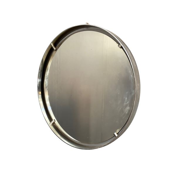 Vintage round wall mirror