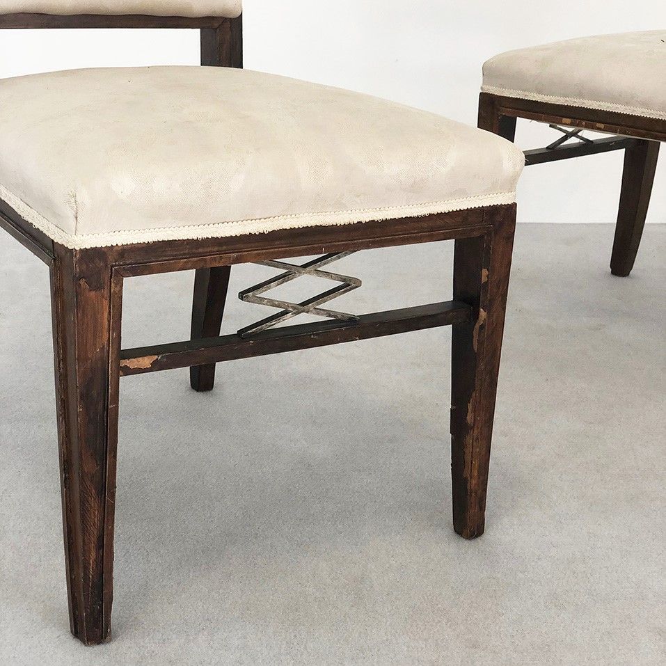 Sedie Jacques-émile - Atelier J. E. Ruhlmann Ruhlmann (attribuito)