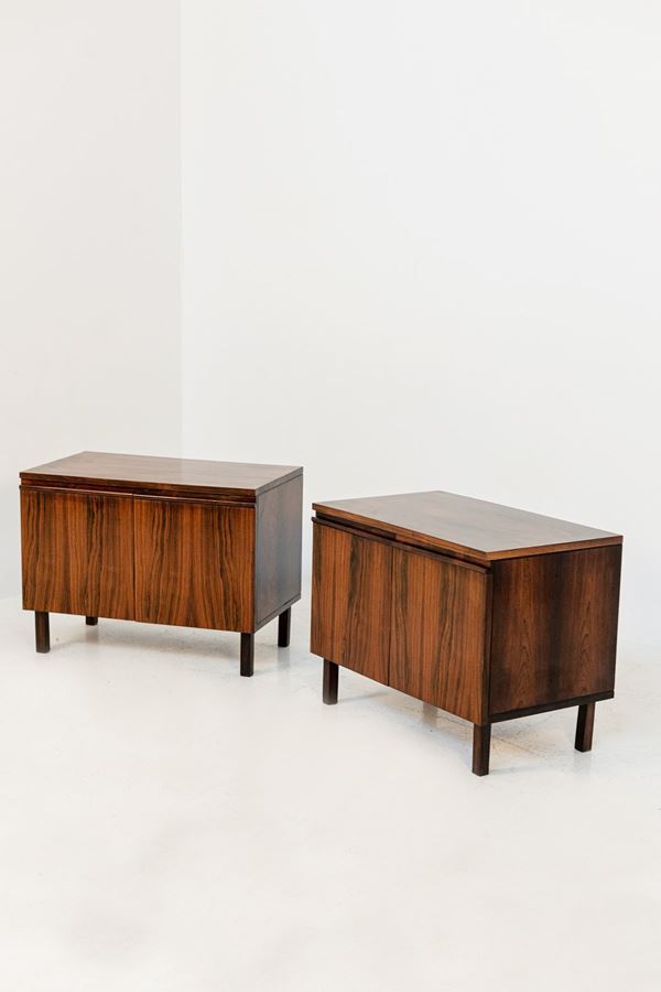 Joaquim Tenreiro - Pair of Precious Wood Sideboards by Tenreiro Joaquim