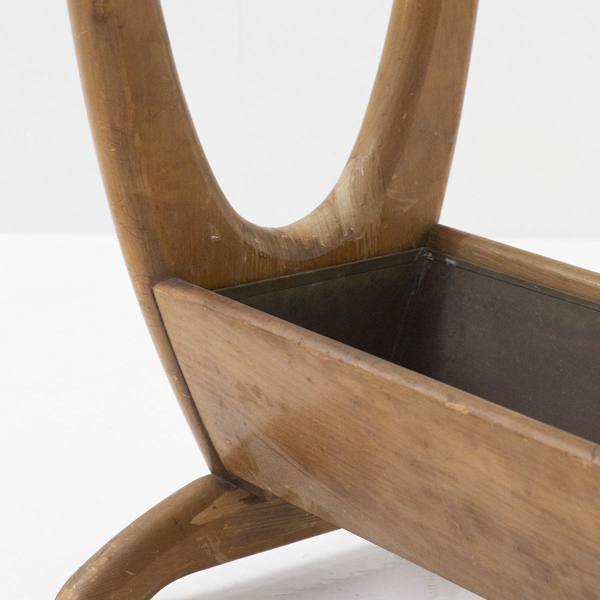 Tavolino in Legno e Vetro di Adrian Pearsall