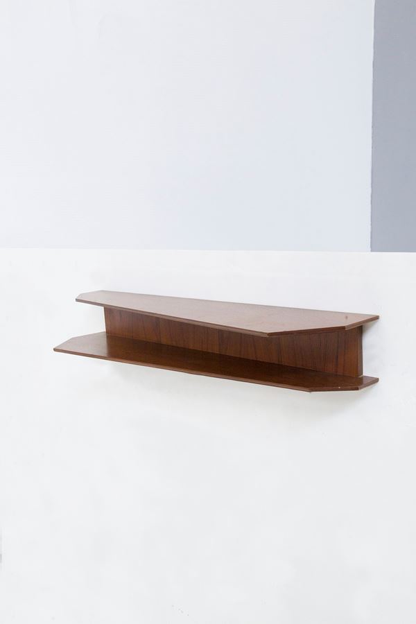 Gio Ponti - Suspended console table in fine wood attr. Giò Ponti
