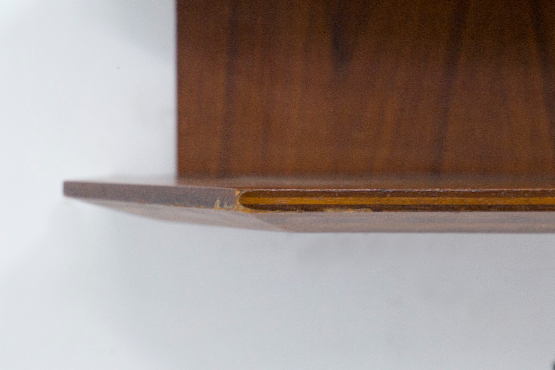 Consolle Sospesa in Legno Pregiato Attr. Giò Ponti