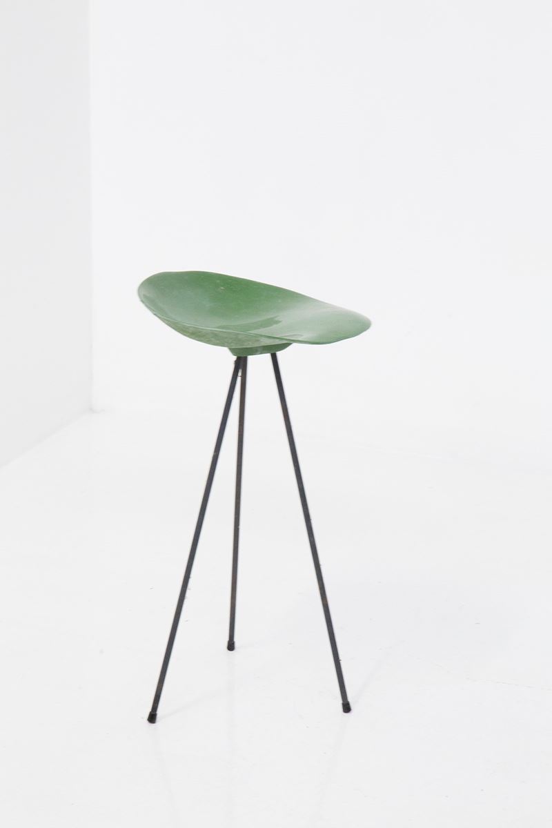 Jean Raymond Picard - Sgabello Verde per Seta
