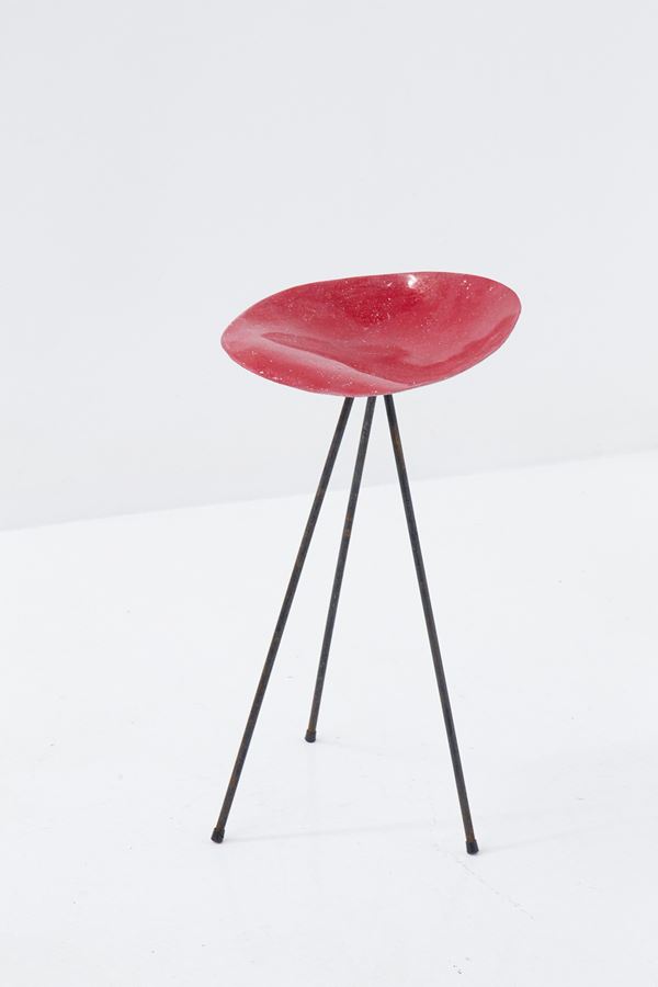 Jean Raymond  Picard - Jean Raymond Picard red stool