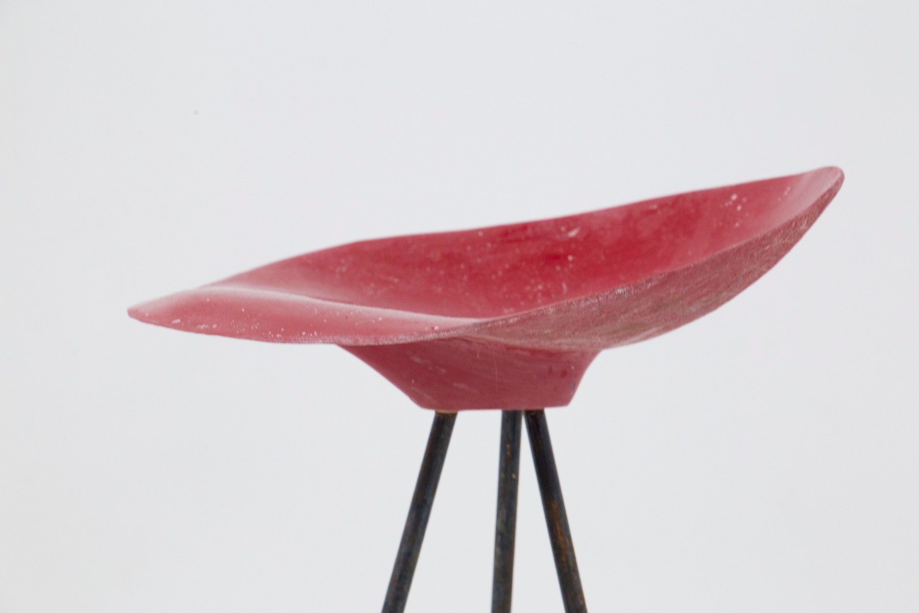 Sgabello Rosso Jean Raymond Picard