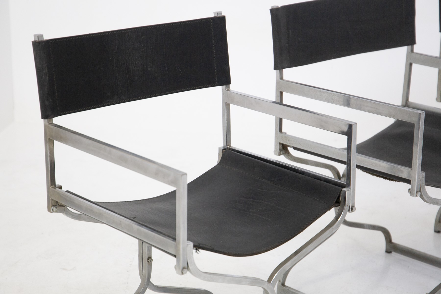 Sedie Pieghevoli Vintage Luigi Caccia Dominioni per Vips Residence Milano