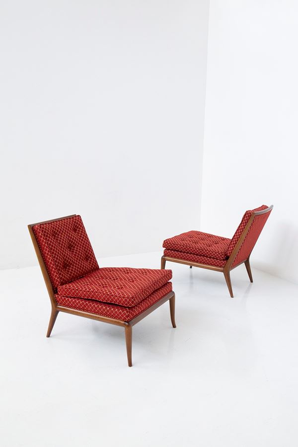 T.H. Robsjohn-Gibbings - Pair of armchairs by T. H. Robsjohn-Gibbings