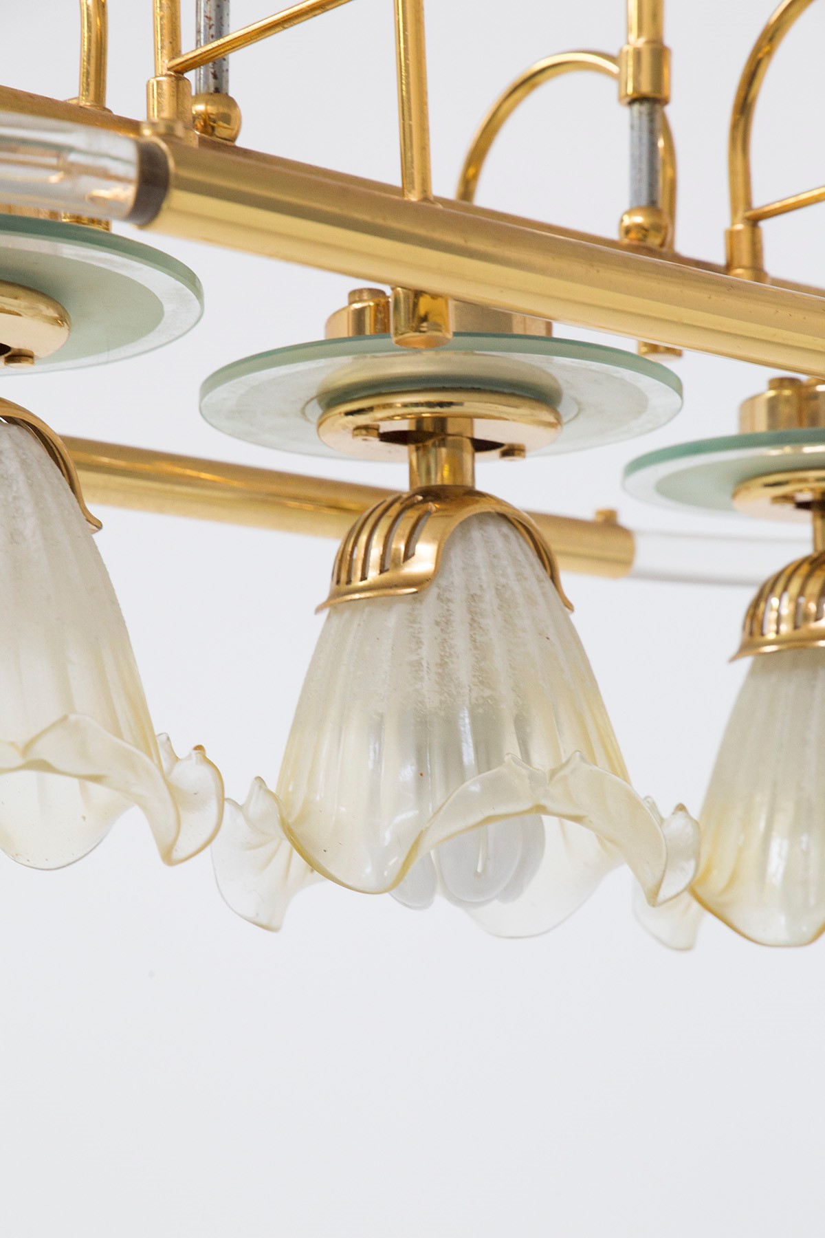Lampadario Italiano in Ottone