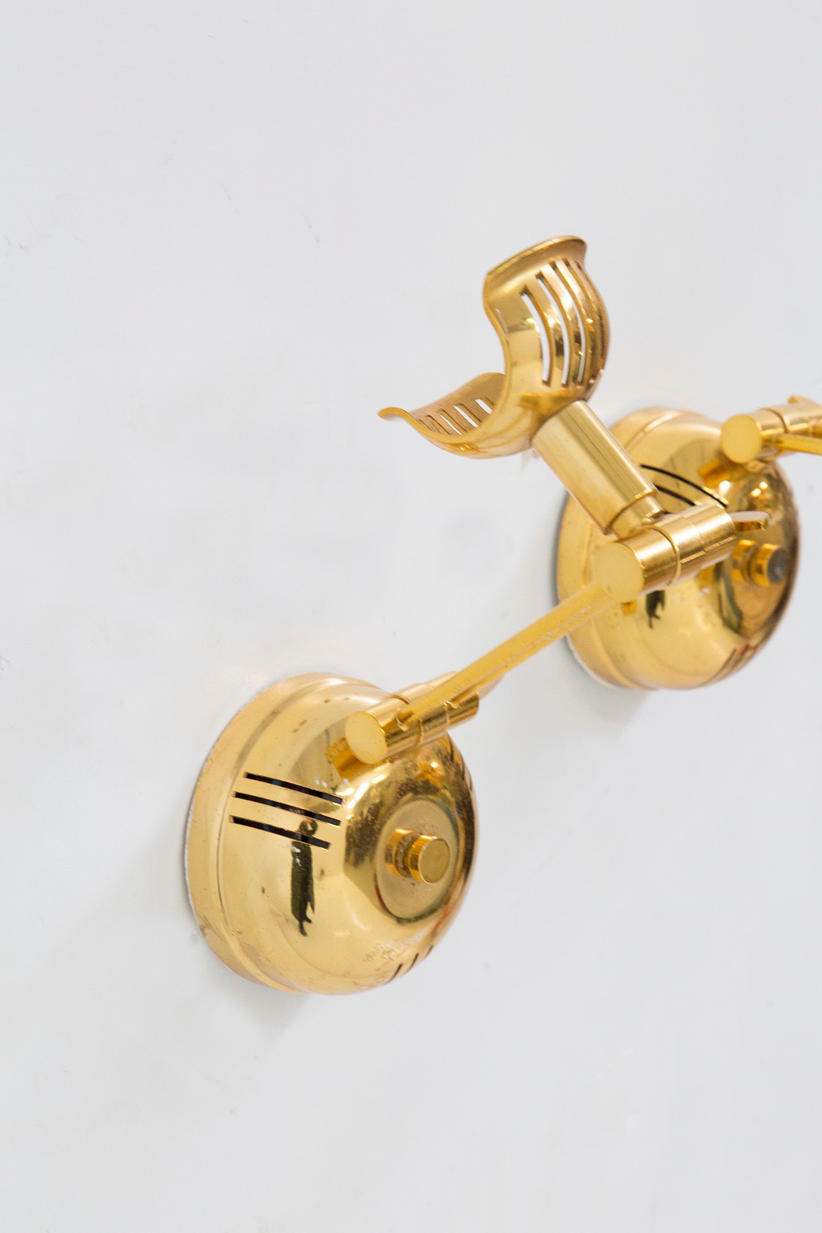 Coppia di Applique Italiane in Ottone