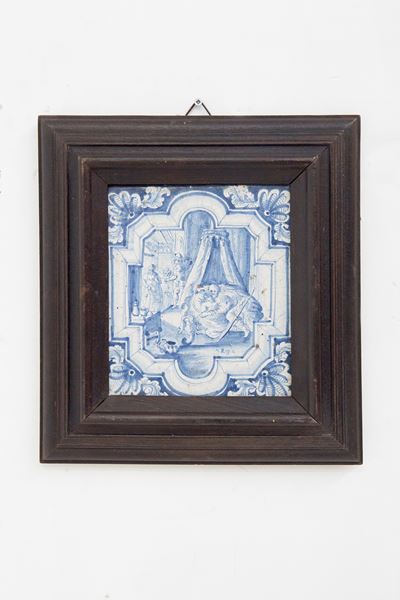 Mattonella Spagnola con Cornice