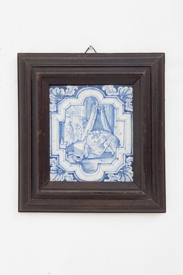 Mattonella Spagnola con cornice