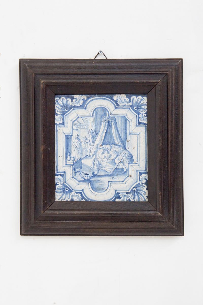 Mattonella Spagnola con Cornice