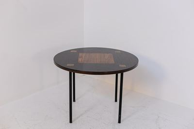 Tavolino Vintage in Legno di Ettore Sottsass per Poltronova