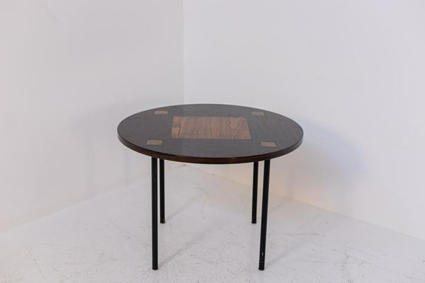 Ettore Sottsass - Tavolino vintage in legno di Ettore Sottsass per Poltronova