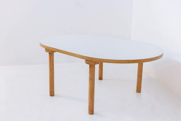 Enzo Mari - Plywood table by Enzo Mari for Driade