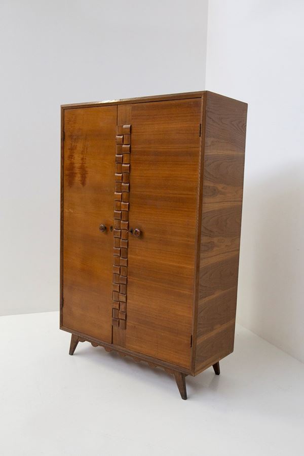 Paolo Buffa - Two-door wooden closet of Italian manufacture