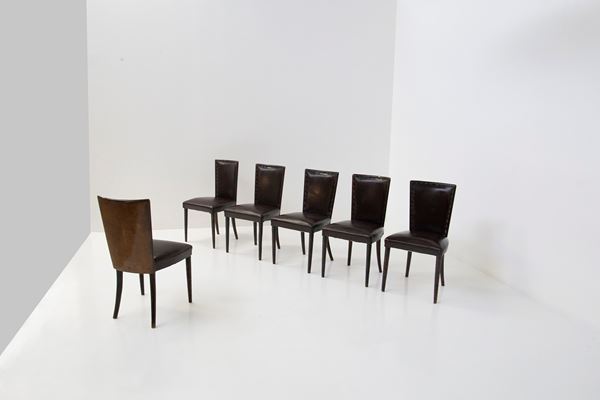 Guglielmo Ulrich - Set di 6 sedie attr. Guglielmo Ulrich