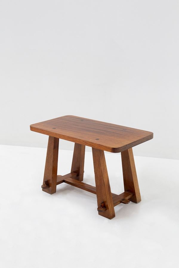 Pierre Chareau - Wooden side table attr. to Pierre Chareau