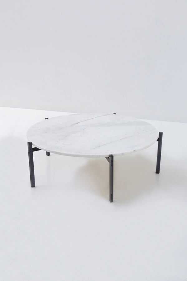 Ico Parisi - Smoke table attr. to Ico Parisi in metal and marble