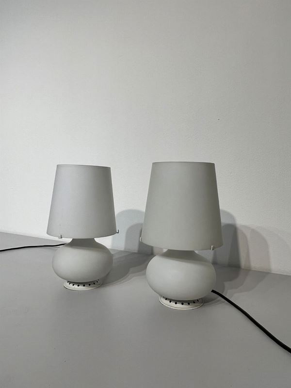 Max Ingrand for Fontana Arte PairTable lamp