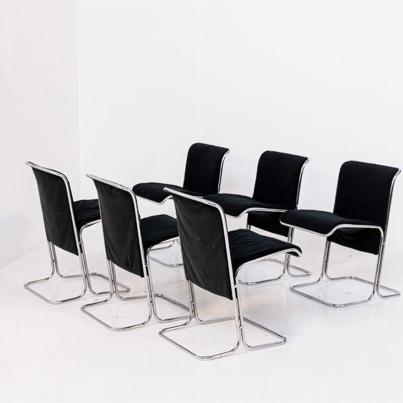 Sei sedie di Antonio Ari Colombo per Arflex Mod. Calla