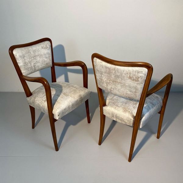 Pair of armchairs, 1950s