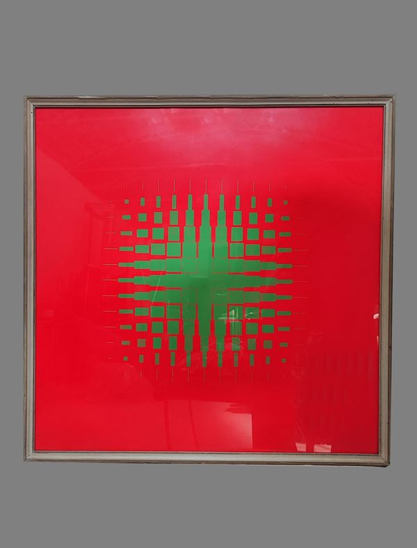 Gaetano Pesce - Multiple acrylic geometric print