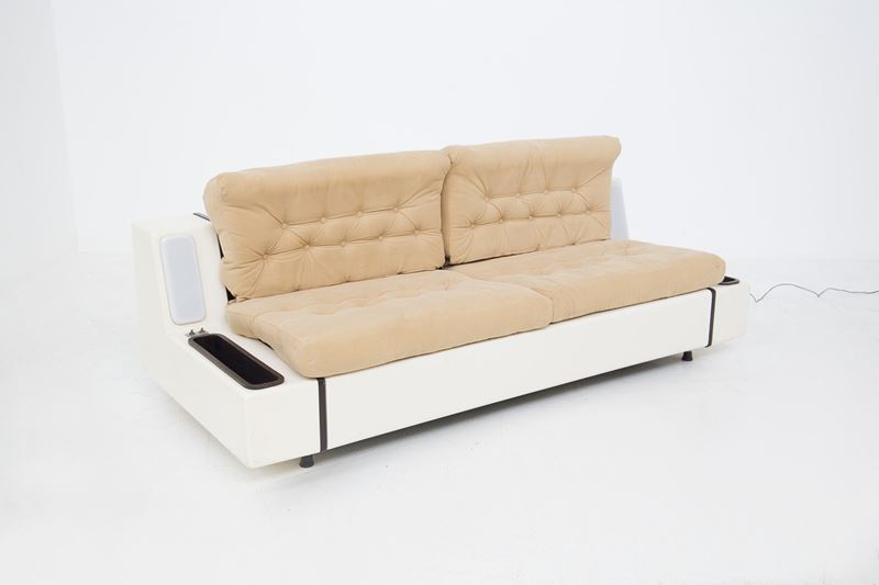 Space Age Illuminated Sofa Attr. To Cesare Leonardi