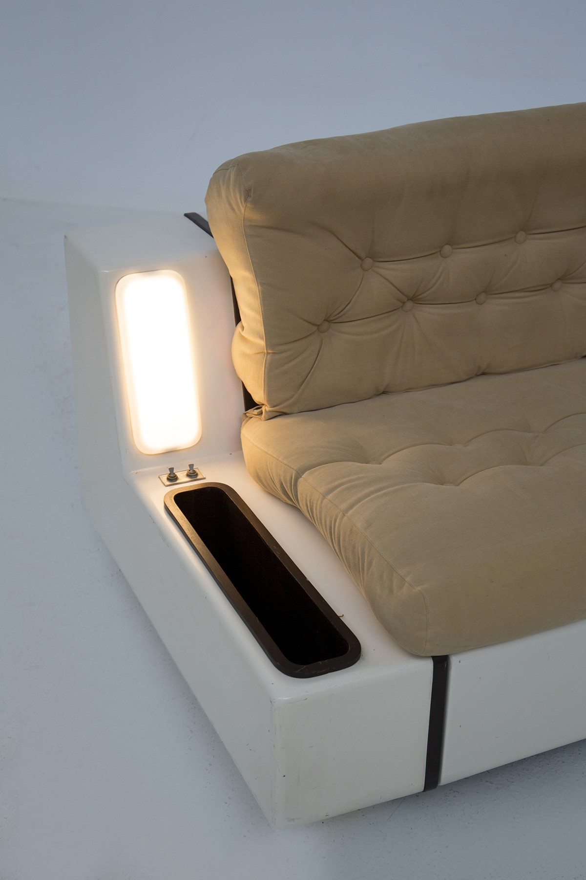 Space Age Illuminated Sofa Attr. To Cesare Leonardi