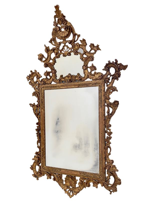 Gold leaf mirror