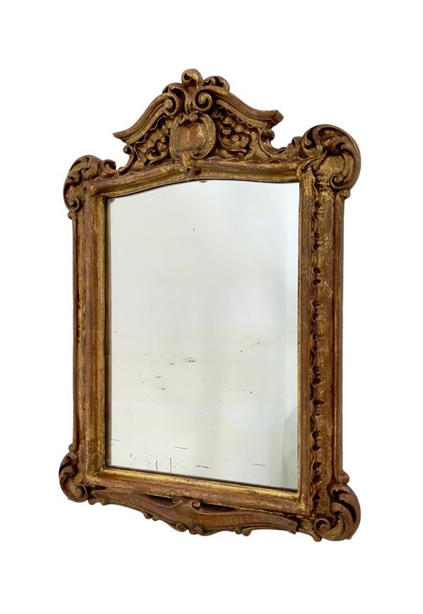 Antico Specchio in foglia d'oro