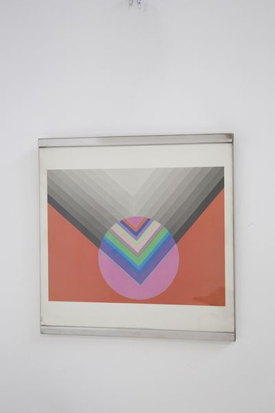 Luigi Caccia Dominioni And Vittorio Introini Futuristic Painting For Vips Residence